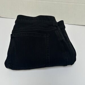 SPANX Jean-ish Black Ankle Stretch Leggings‎ Pull On Size Large Style #20018R